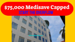 CPF Tampines Building exterior with $75,500 Medisave BHS milestone text