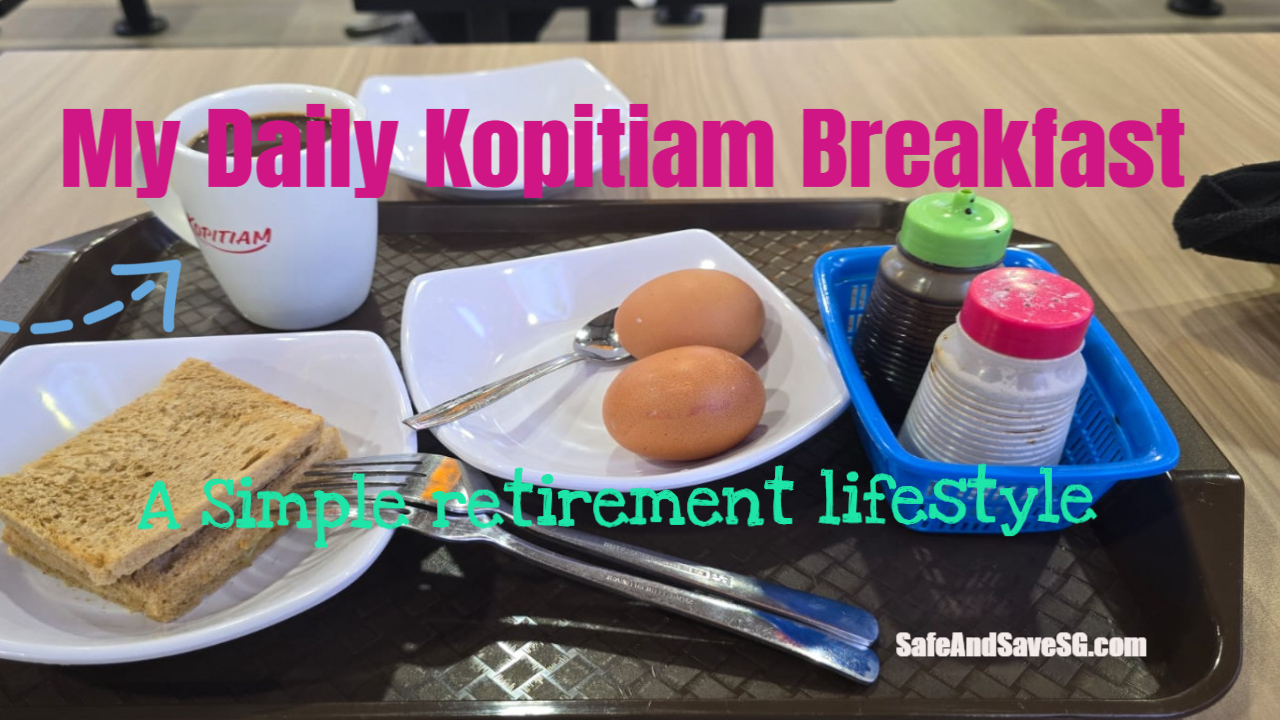 Singapore kopitiam breakfast
